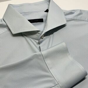 Greyson Shirt Mens L Blue Striped Long Sleeve Button-Up Stretch Golf Casual